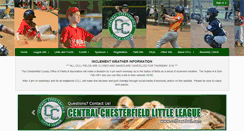 Desktop Screenshot of ccllbaseball.com